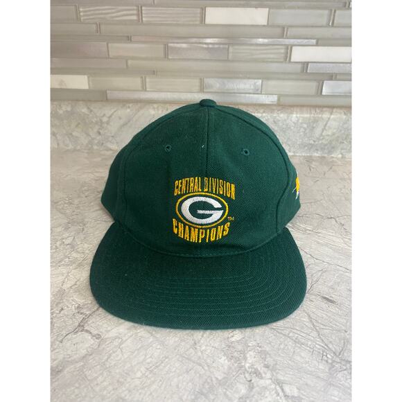 Vintage Green Bay Packers Central Division Champs Hat - Picture 2 of 9